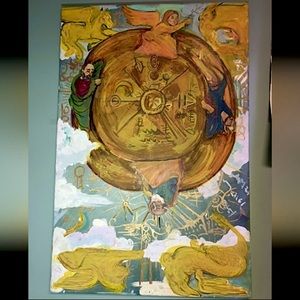 Compass Artistry Recreation of The Wheel of Fortune by Atanas Atanassov